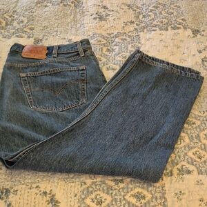 Levi's 501XXButton Fly Vintage Made In USA. 40"×28".(#1094).vgc. Selvidge detail